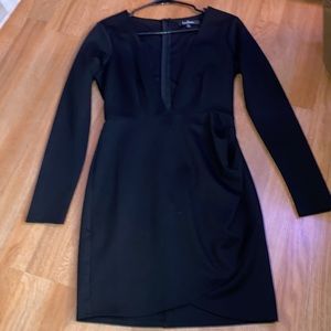 Lulu’s Mini Dress with Plunging Neckline